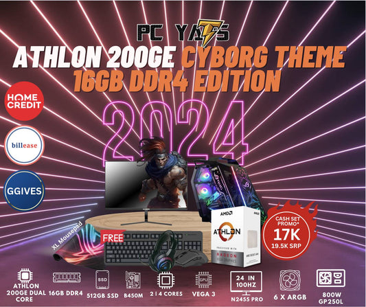 PACKAGE 2: Athlon 200GE Cyborg Theme