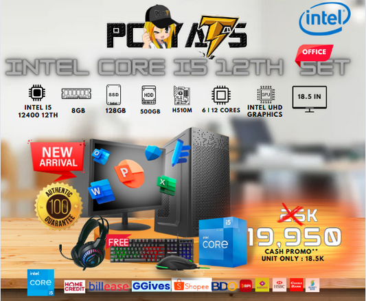 Intel Core I5 12th Set Office Set